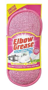 پد اسکراب دار البو گریس Elbow grease مدل scrubbing pad رنگ صورتی