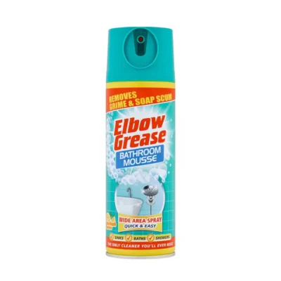 اسپری فوم پاک کننده سرویس بهداشتی و شیرآلات البو گریس Elbow Grease حجم 400 میل