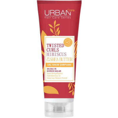 شامپو موهای فر اوربن کر اوربان Urban Care عصاره گل ختمی و شی باتر حجم 250 میل