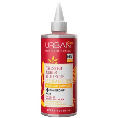 شامپو میسلار موهای فر اوربن کر اوربان Urban Care عصاره گل ختمی و شی باتر حجم 340 میل