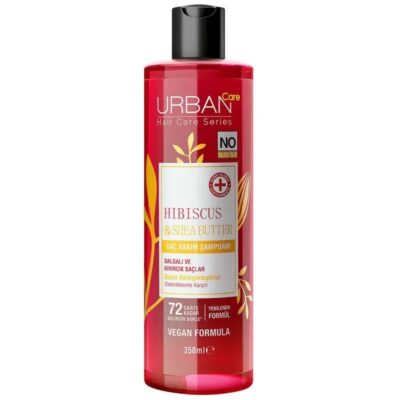 شامپو موهای فر اوربن کر اوربان Urban Care عصاره گل ختمی و شی باتر حجم 350 میل