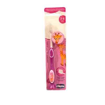 مسواک کودک چیکو Teeth Milk Chicco مناسب 3 تا 6 سال )بنفش(