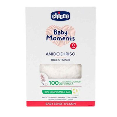 پودر نشاسته برنج ایتالیایی چیکو Starch Rice Chicco برای پوست های حساس 250 گرم