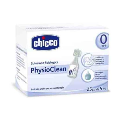 محلول استریل بینی چیکو PhoysioClean Chicco پاکسازی و مرطوب کننده 25 عددی