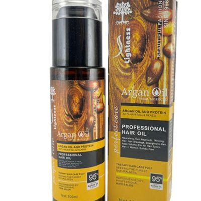 روغن آرگان لایتنس حجم 100 میلی لیتر اصل واردات قانونی ارسال از منطقه آزاد ارس