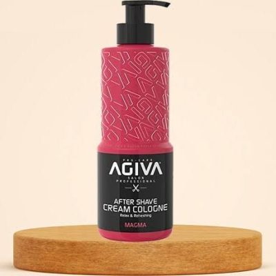 افتر شیو کرمی مردانه آگیوا Agiva سری Magma مرطوب کننده پوست حجم 400 میل
