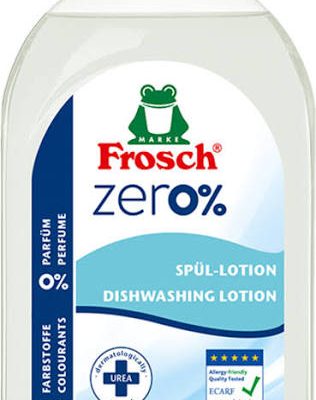 مایع ظرفشویی ضد حساسیت فروش frosch مدل Zero Sensitive حجم 500 میل
