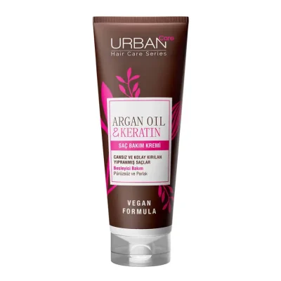 ماسک مو تقویت کننده اوربان اوربن کر Urban Care حاوی روغن آرگان و کراتین حجم 250 میل