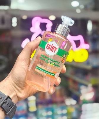 مایع دست فیری Fairy رایحه نارنگی با خاصیت مرطوب کنندگی پوست دست حجم 400 میل