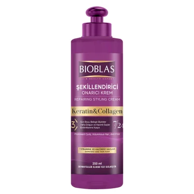 کرم مو بیوبلاس Bioblas مخصوص موهای فر حجم 250 میل