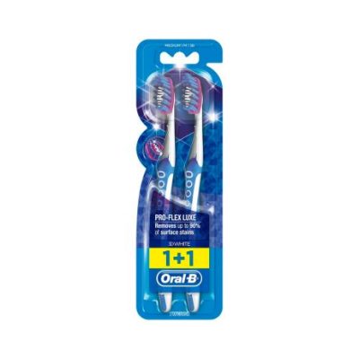 مسواک دوقلو اورال بی مدل Pro Flex Luxe 3D White