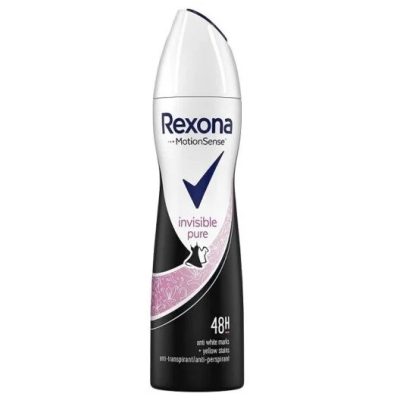 اسپری دئودورانت رکسونا Rexona زنانه مدل Invisible Pure اصل ایتالیا حجم 200 میل