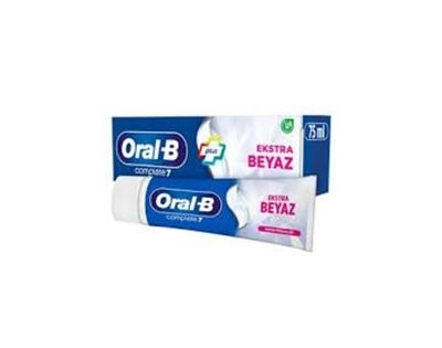 خمیر دندان سفید کننده اورال بی مدل COMPLETE 7 EXTRA WHITE حجم 75 میلی
