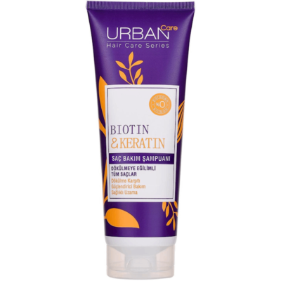 شامپو ضد ریزش اوربن کر اوربان Urban Care حاوی بیوتین و کراتین حجم 250 میل