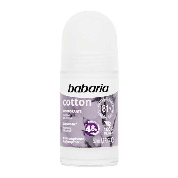 3 مام رولی باباریا Babaria مدل coton رایحه پنبه حجم 50 میل - تصویر 1